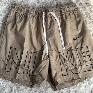 NWT Nike Woven Monogram Flow Shorts Men's Size Large